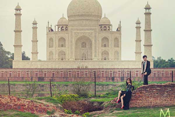 Taj Mahal Prewedding Photos | Janeen and Kennard