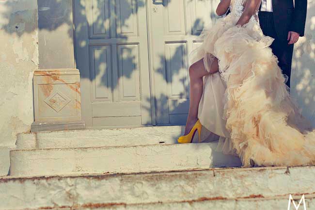 Santorini Trash the Dress