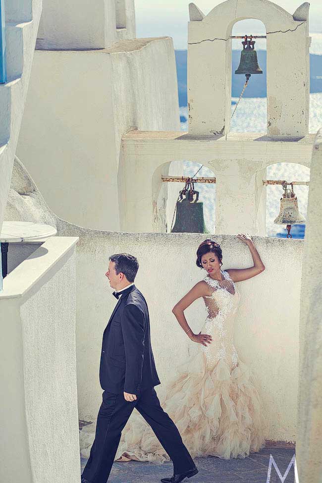 Santorini Trash the Dress