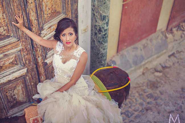 Santorini Trash the Dress