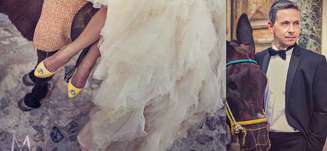 Santorini Trash the Dress