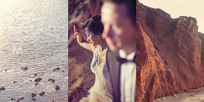 Santorini Trash the Dress