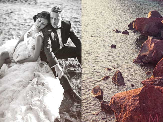 Santorini Trash the Dress