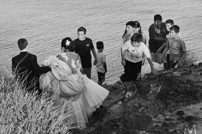 Santorini Trash the Dress