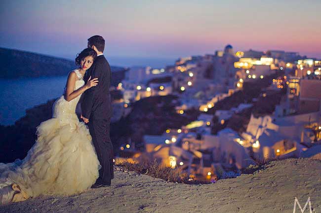 Santorini Trash the Dress