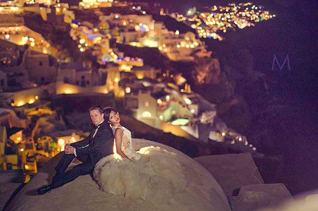 Santorini Trash the Dress