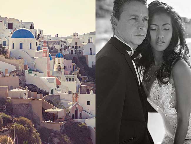 Santorini Trash the Dress