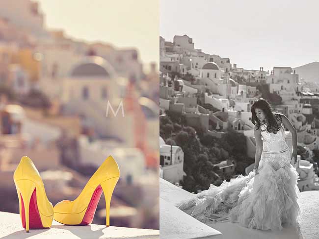 Santorini Trash the Dress