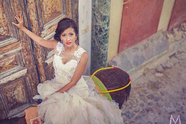 Santorini Trash the Dress