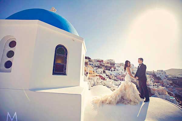 Santorini Trash the Dress | Tetchie and Paul